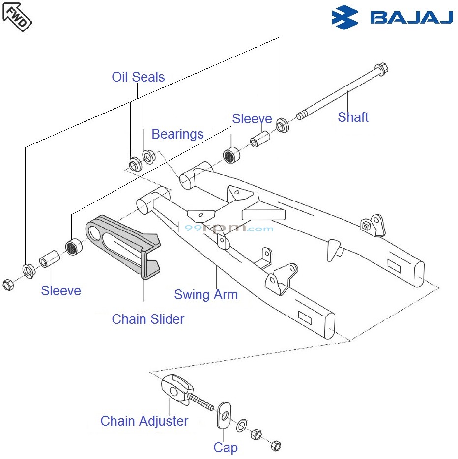 Pulsar 220 swing arm price new arrivals