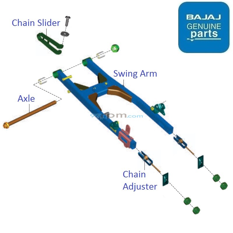 Bajaj Pulsar 135LS UG BS4 DTSi Swing Arm