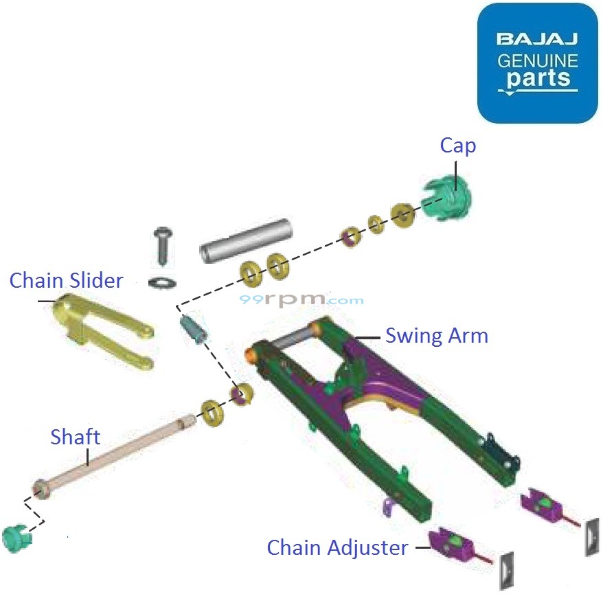 Bajaj Pulsar AS150 Swing Arm