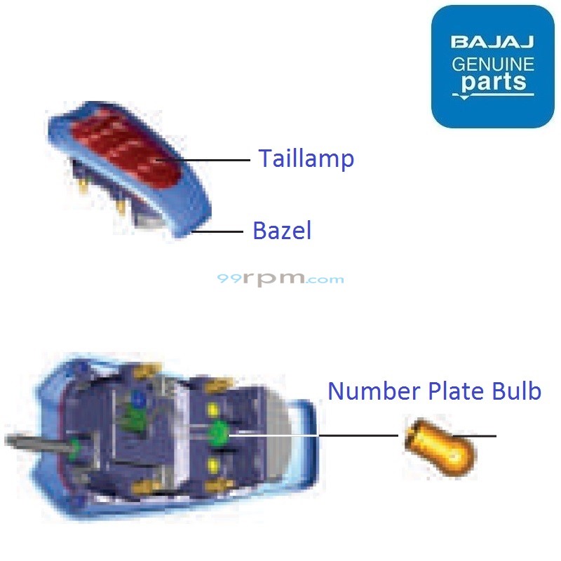 Bajaj v15 tail light price top