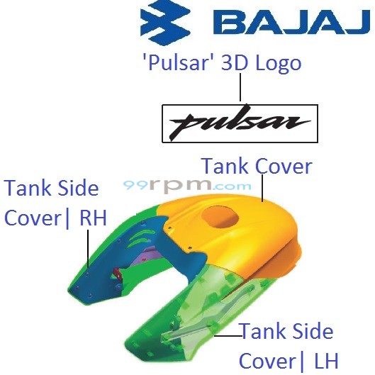 Bajaj Pulsar 200NS Petrol Tank Cover
