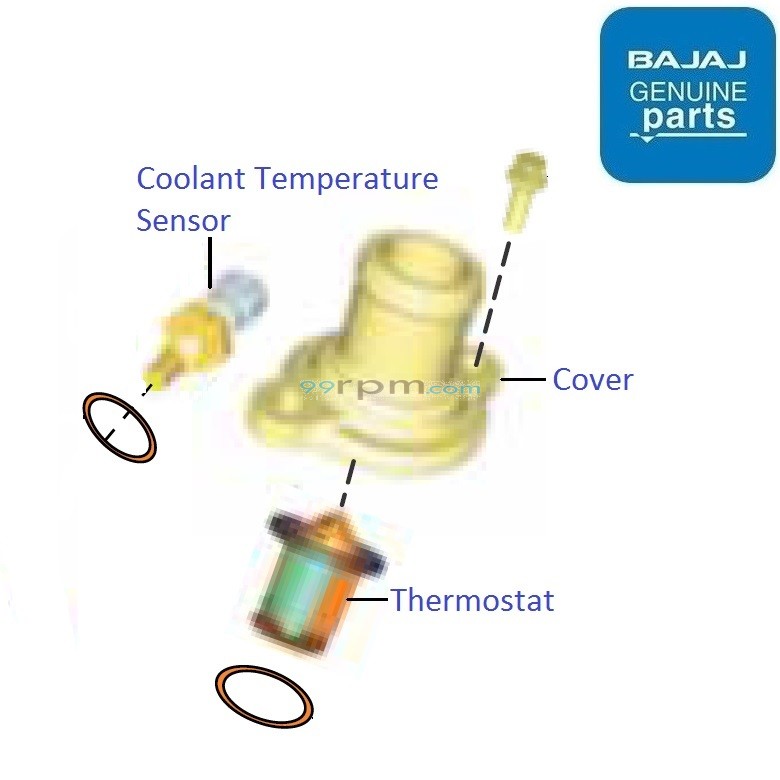 Pulsar 200 ns temperature sensor outlet