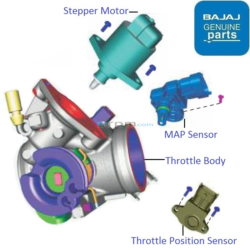 Bajaj Pulsar RS200 BS4 DTSi Throttle Body