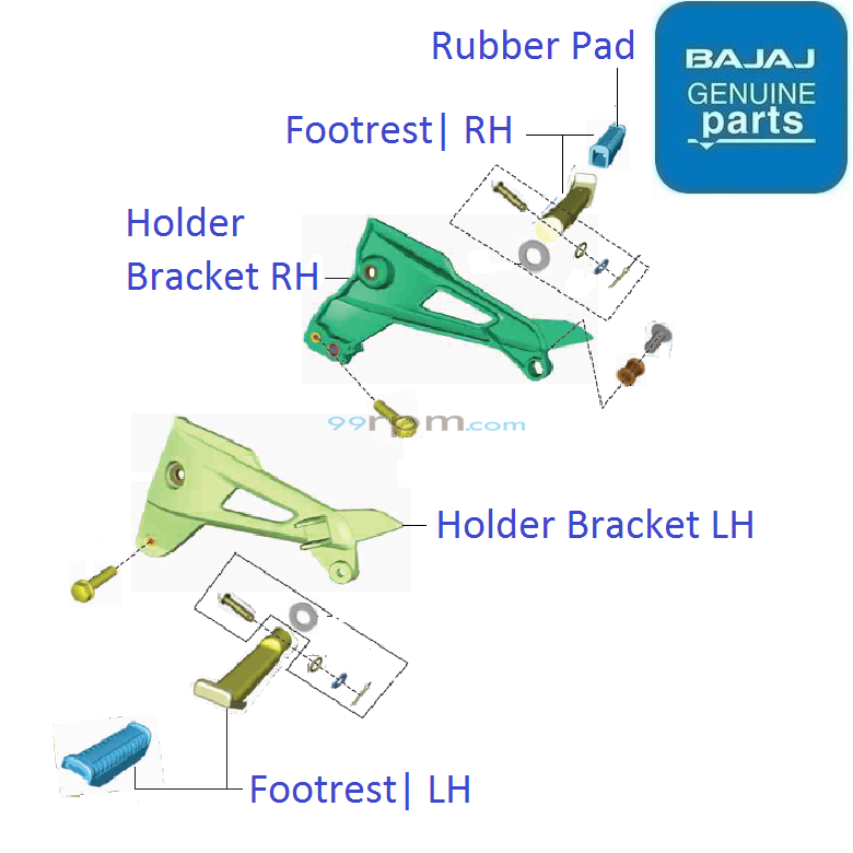 Pulsar 150 handle holder price hot sale