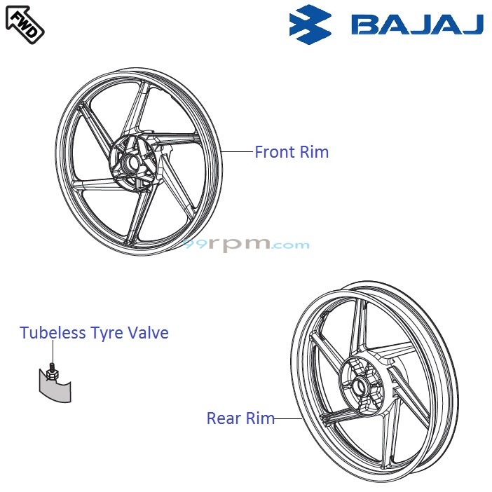 Bajaj pulsar 220 tyre size deals