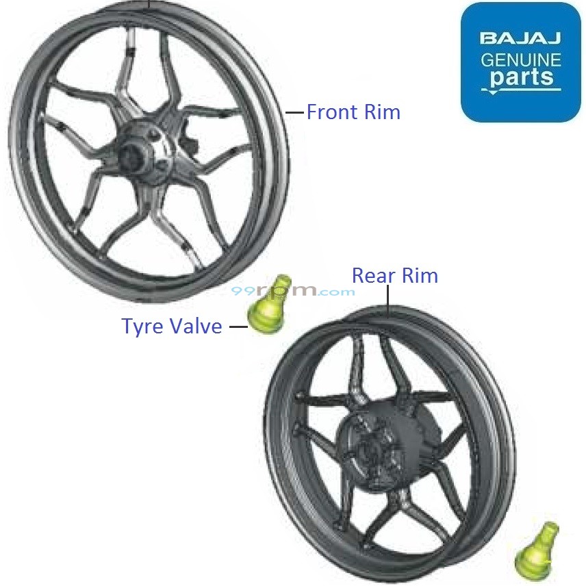 Pulsar rs 200 alloy wheel price top