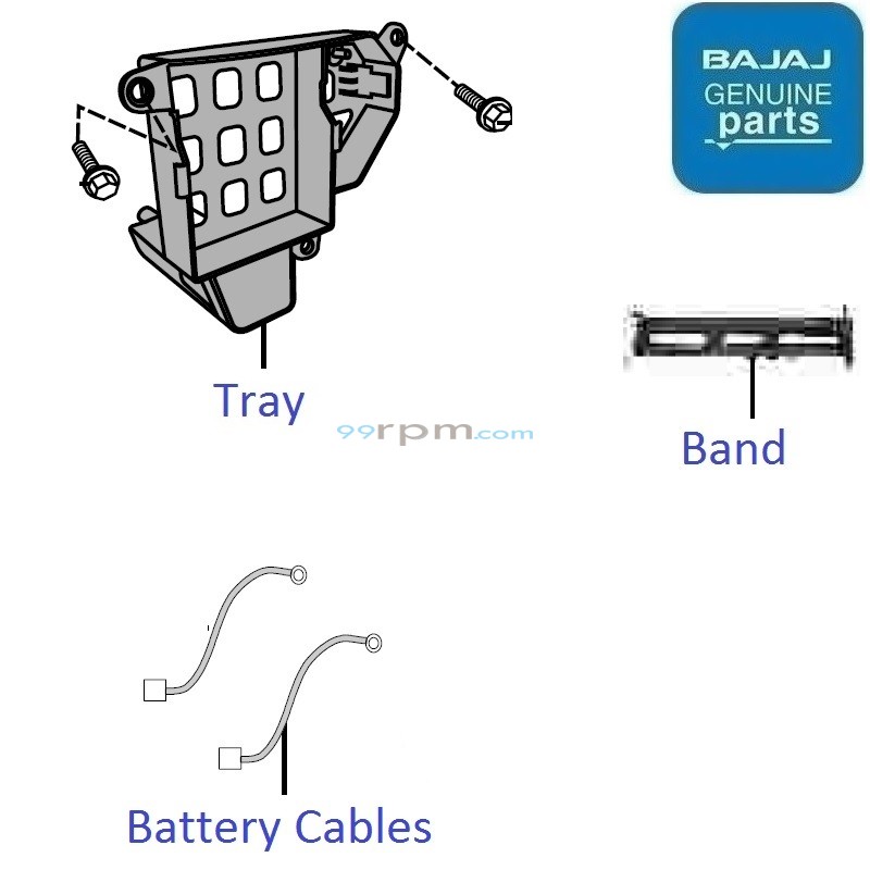 Bajaj xcd 135 battery price 2025