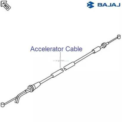 Bajaj Avenger 180 DTSi Accelerator Cable