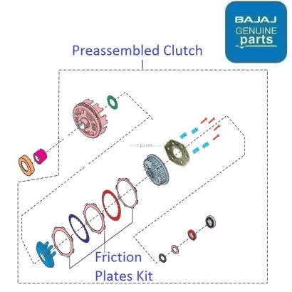 Bajaj Pulsar AS150 Clutch