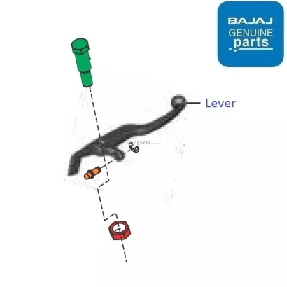 Bajaj avenger sale brake lever price