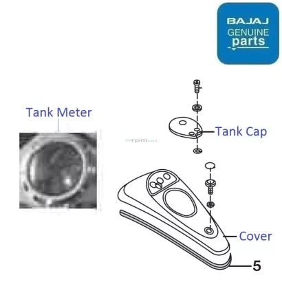 Bajaj avenger fuel discount tank cover