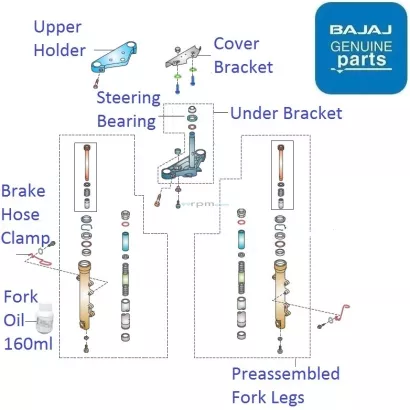 Bajaj avenger 220 cheap front shocker price