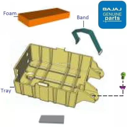 Pulsar 150 battery cover shop