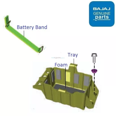 Bajaj pulsar ns160 sale battery