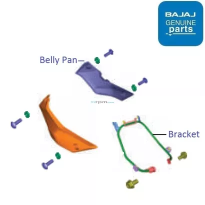 Pulsar 150 belly pan engine guard price on sale