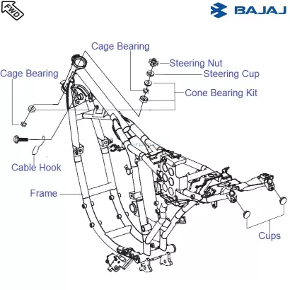 Pulsar 150 chassis clearance price