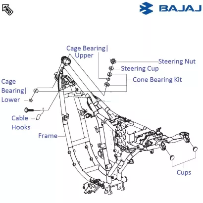 Pulsar 220f body parts