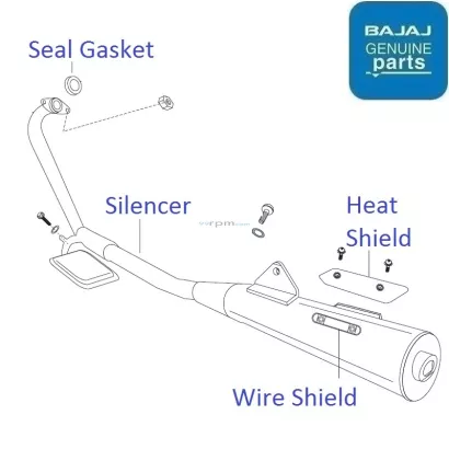 Bajaj boxer silencer price deals