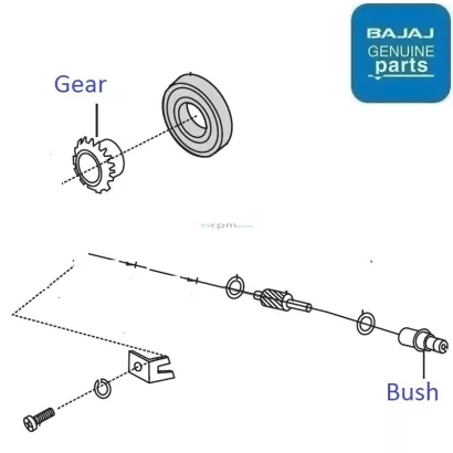 bajaj boxer speedometer price