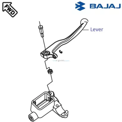 Bajaj Pulsar 220S DTSi Front Brake Lever