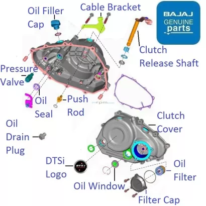 Pulsar ns 160 hot sale clutch plate price