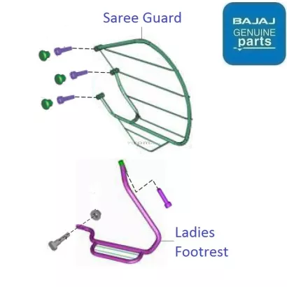 Pulsar 200 shop ns ladies footrest