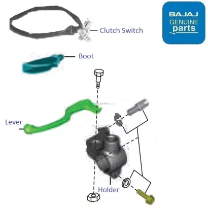 Bajaj Pulsar 135ls Ug Bs4 Dtsi Clutch Lever