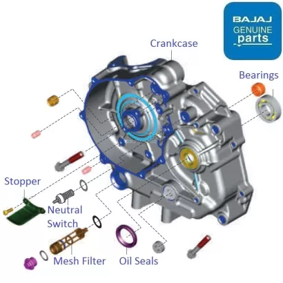 Pulsar 135 engine price Clearance