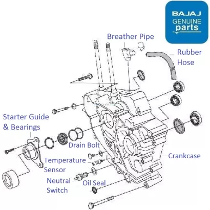 Pulsar 220 crankcase price clearance