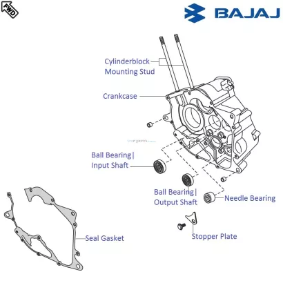 Pulsar 220 crankcase price clearance