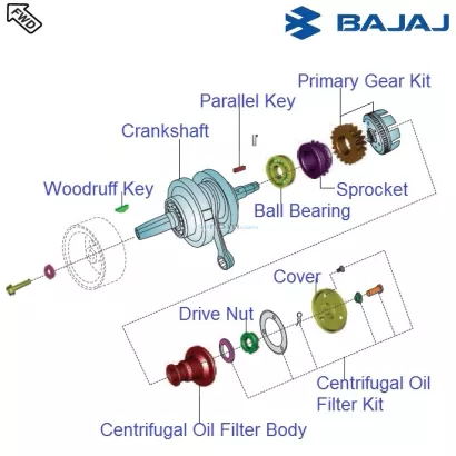 Pulsar 220 crankshaft price cheap