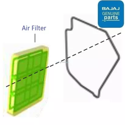 Bajaj CT100 BS6 2020 21 Air Filter