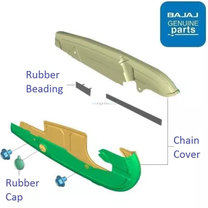 Bajaj ct 100 2025 chain cover price
