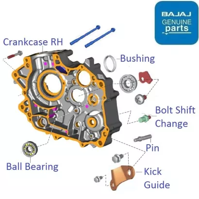 Bajaj ct 100 top engine parts price list