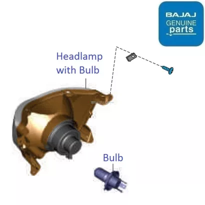 Bajaj ct 100 hotsell headlight doom price