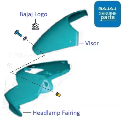 Bajaj ct 100 2025 visor