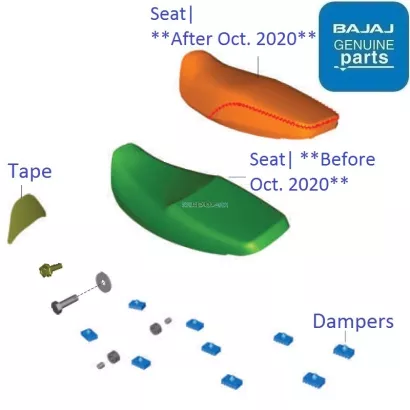 Bajaj ct 100 hotsell seat cover price