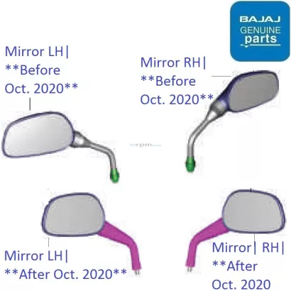 Bajaj ct 100 mirror sale