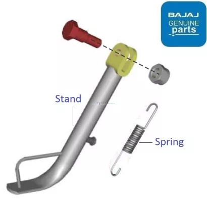 Bajaj ct 100 side stand deals