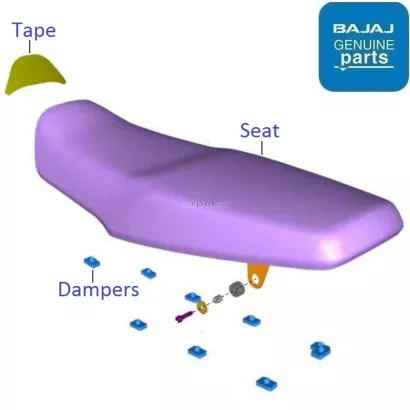 Bajaj ct 110 seat new arrivals cover