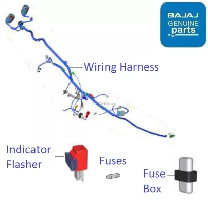 Bajaj ct 100 wiring 2025 kit price
