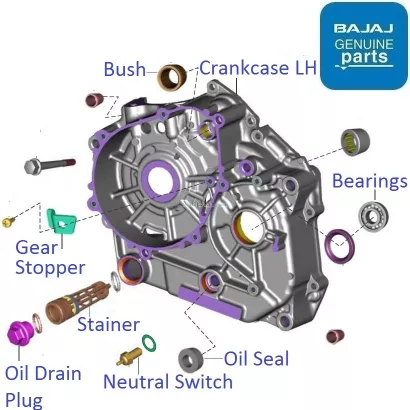Pulsar 220 crankcase price deals