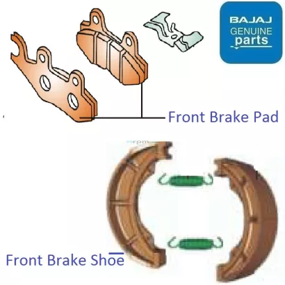 Bajaj ct 1 hotsell front brake shoe price