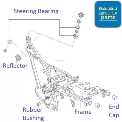 Bajaj discover 2025 100 chassis price