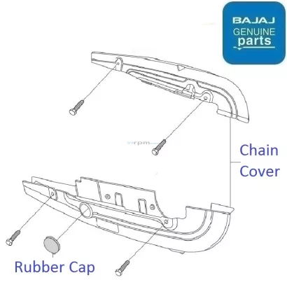 Discover 100 DTS Si 5Gears 2009 2012 Chain Guard