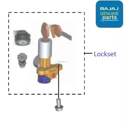 Bajaj discover shop 100m lock price