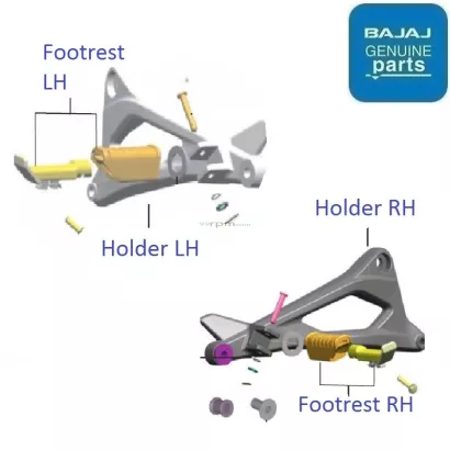Bajaj discover footrest price outlet