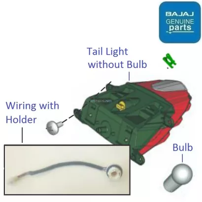 Bajaj discover tail light price outlet
