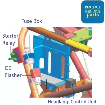 Bajaj discover 100 best sale starter relay price