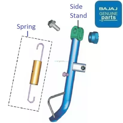 Bajaj discover 100t center stand outlet